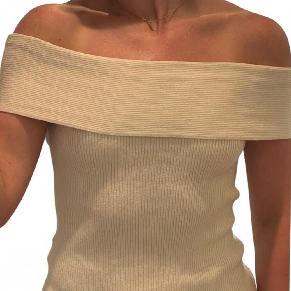 Everlane Women's White and Cream Shirt